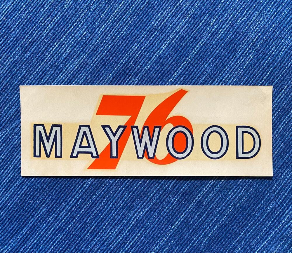 VTG Union 76 Oil Maywood LA County California Decal Gas Station Souvenir